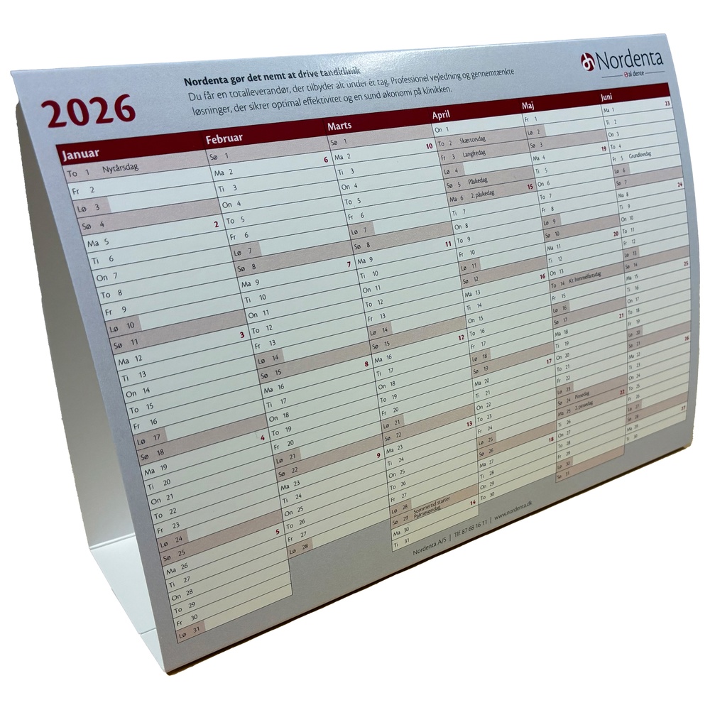 Nordenta Kalender 2026