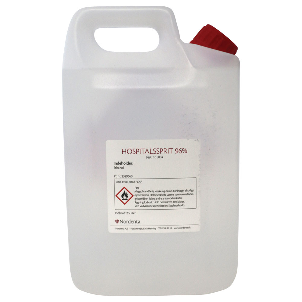 Nordenta 96% hospitalssprit, 2,5 liter